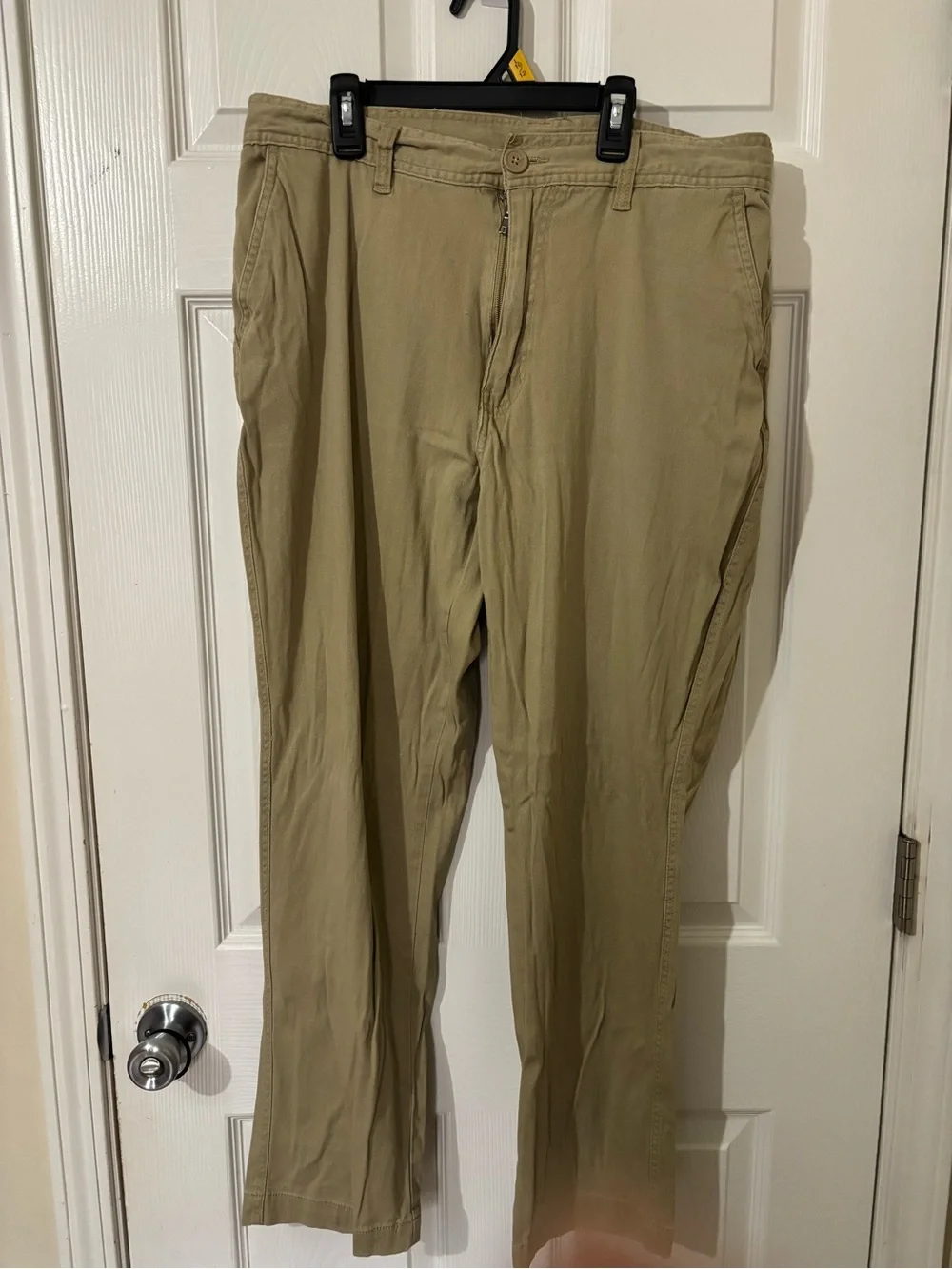 Men's Khaki Casual Pants - Classic Straight Fit